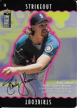 1996 Collector's Choice - You Make the Play Gold Signature #18 Randy Johnson Front