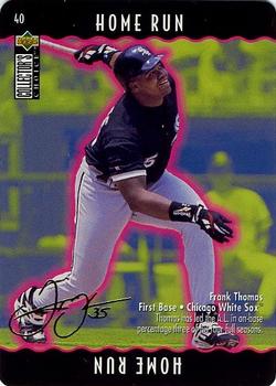 1996 Collector's Choice - You Make the Play Gold Signature #40 Frank Thomas Front