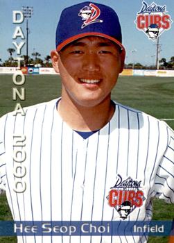 2000 Grandstand Daytona Cubs #NNO Hee Seop Choi Front
