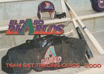 2000 Grandstand El Paso Diablos #NNO Team Checklist Front