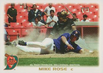 2000 Grandstand El Paso Diablos #NNO Mike Rose Front