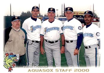 2000 Grandstand Everett AquaSox #NNO Spyder Webb / Marcos Garcia / Terry Pollreisz / Andy Bottin / Darrin Garner Front