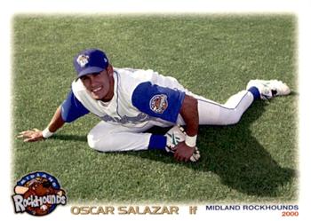 2000 Grandstand Midland RockHounds #NNO Oscar Salazar Front
