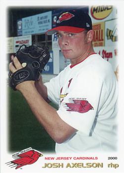 2000 Grandstand New Jersey Cardinals #NNO Josh Axelson Front