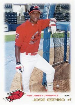 2000 Grandstand New Jersey Cardinals #NNO Jose Espino Front