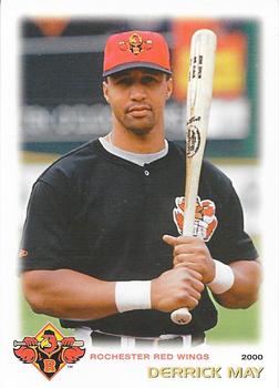 2000 Grandstand Rochester Red Wings #NNO Derrick May Front