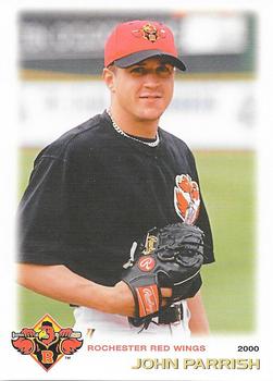 2000 Grandstand Rochester Red Wings #NNO John Parrish Front