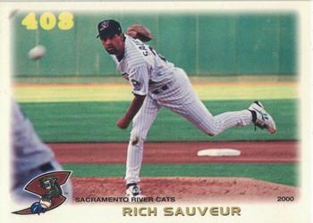 2000 Grandstand Sacramento River Cats #NNO Rich Sauveur Front