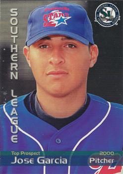 2000 Grandstand Southern League Top Prospects #NNO Jose Garcia Front