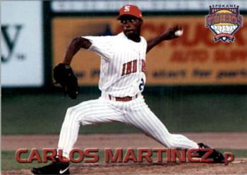 2000 Grandstand Spokane Indians #NNO Carlos Martinez Front