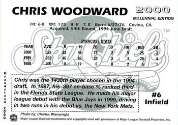 2000 Grandstand Syracuse SkyChiefs #NNO Chris Woodward Back