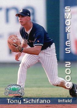 2000 Grandstand Tennessee Smokies #NNO Tony Schifano Front