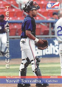 2000 Grandstand Texas League Top Prospects #NNO Yorvit Torrealba Front