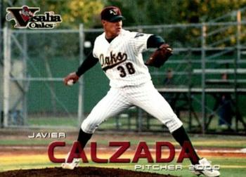 2000 Grandstand Visalia Oaks #NNO Javier Calzada Front
