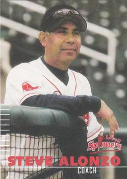 2000 Multi-Ad Lowell Spinners #3 Steve Alonzo Front