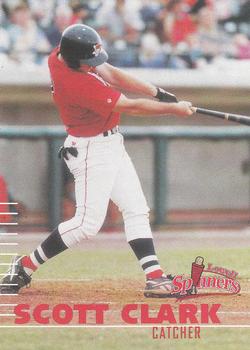 2000 Multi-Ad Lowell Spinners #8 Scott Clark Front