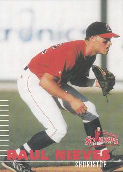 2000 Multi-Ad Lowell Spinners #10 Raul Nieves Front