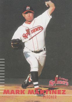 2000 Multi-Ad Lowell Spinners #19 Mark Martinez Front