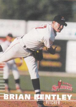 2000 Multi-Ad Lowell Spinners #21 Brian Bentley Front