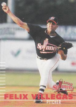 2000 Multi-Ad Lowell Spinners #22 Felix Villegas Front