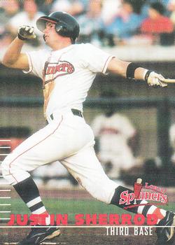 2000 Multi-Ad Lowell Spinners #11 Justin Sherrod Front