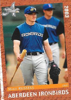 2003 Grandstand Aberdeen IronBirds #NNO Mike Russell Front
