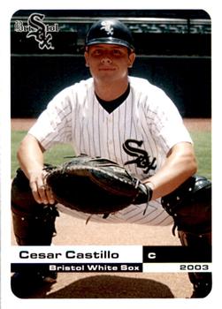 2003 Grandstand Bristol White Sox #5 Cesar Castillo Front