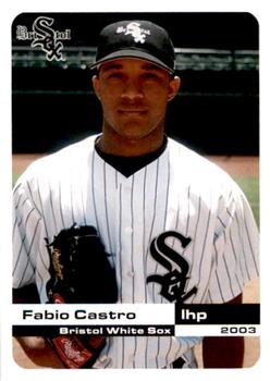 2003 Grandstand Bristol White Sox #6 Fabio Castro Front