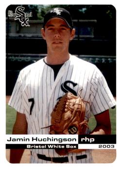 2003 Grandstand Bristol White Sox #12 Jamin Huchingson Front