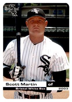 2003 Grandstand Bristol White Sox #16 Scott Martin Front