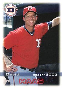 2003 Grandstand Boise Hawks #NNO David Haas Front