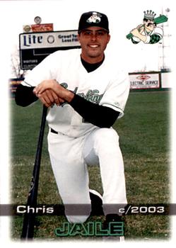 2003 Grandstand Clinton LumberKings #NNO Chris Jaile Front