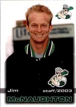2003 Grandstand Clinton LumberKings #NNO Jim McNaughton Front