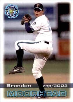 2003 Grandstand Everett AquaSox #NNO Brandon Moorhead Front
