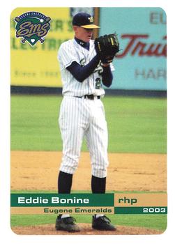 2003 Grandstand Eugene Emeralds #NNO Eddie Bonine Front