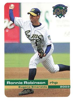 2003 Grandstand Eugene Emeralds #NNO Ronnie Robinson Front