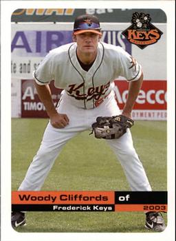 2003 Grandstand Frederick Keys #NNO Woody Cliffords Front
