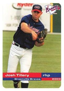 2003 Grandstand Greenville Braves #NNO Josh Tillery Front
