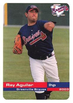 2003 Grandstand Greenville Braves #NNO Ray Aguilar Front