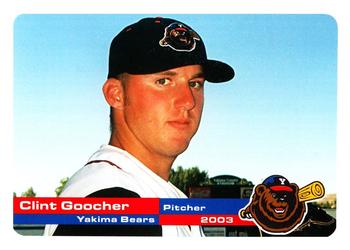 2003 Grandstand Yakima Bears #NNO Clint Goocher Front