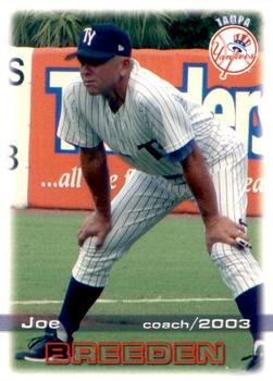 2003 Grandstand Tampa Yankees #NNO Joe Breeden Front