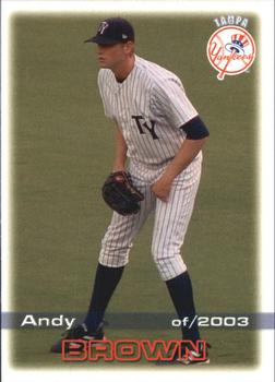 2003 Grandstand Tampa Yankees #NNO Andy Brown Front