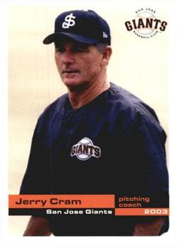 2003 Grandstand San Jose Giants #29 Jerry Cram Front