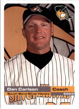 2003 Grandstand South Bend Silver Hawks #NNO Dan Carlson Front