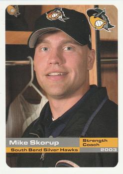 2003 Grandstand South Bend Silver Hawks #NNO Mike Skorup Front