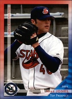 2003 Grandstand Southern League Top Prospects #NNO Mike Jones Front
