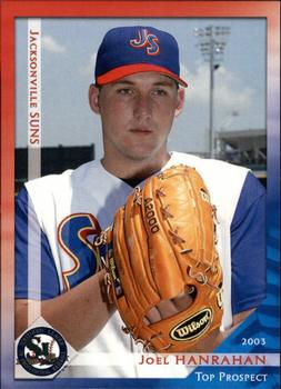 2003 Grandstand Southern League Top Prospects #NNO Joel Hanrahan Front