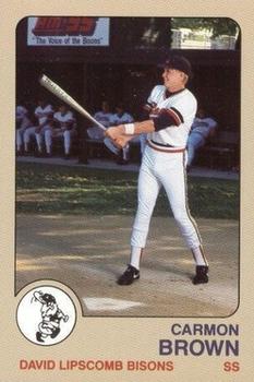 1988 David Lipscomb Bisons #NNO Carmon Brown Front