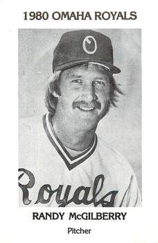 1980 Omaha Royals Police #NNO Randy McGilberry Front