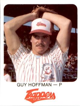 1981 Red Rooster Edmonton Trappers #6 Guy Hoffman Front